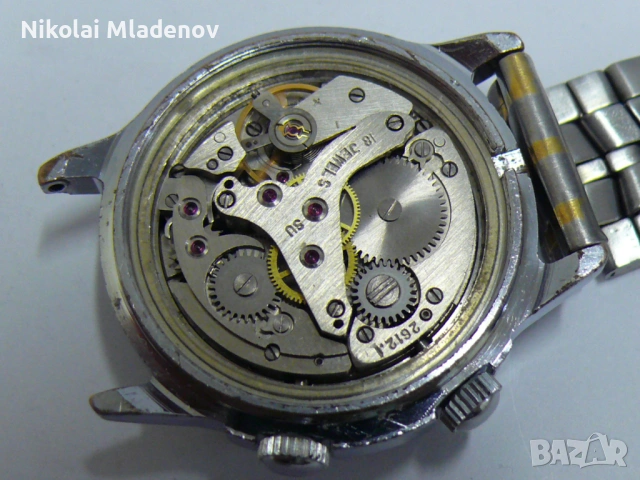 Съветски Полет/POLJOT Звънчев Мъжки ръчен часовник, работещ, снимка 18 - Мъжки - 53277248