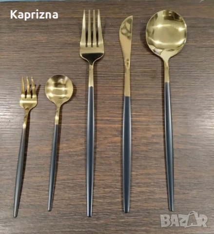 Комплект от 30 прибора за хранене, снимка 2 - Прибори за хранене, готвене и сервиране - 51597181