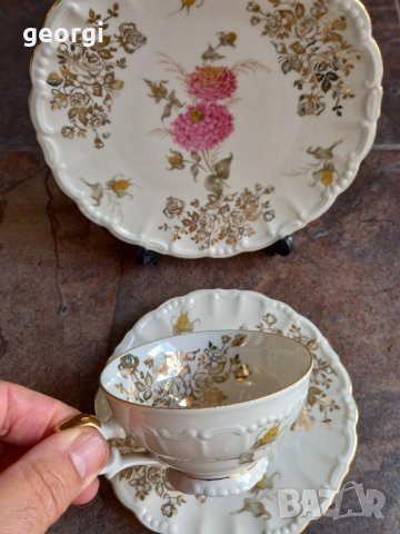 Немски порцеланов троен сет фин костен порцелан   11/6, снимка 1