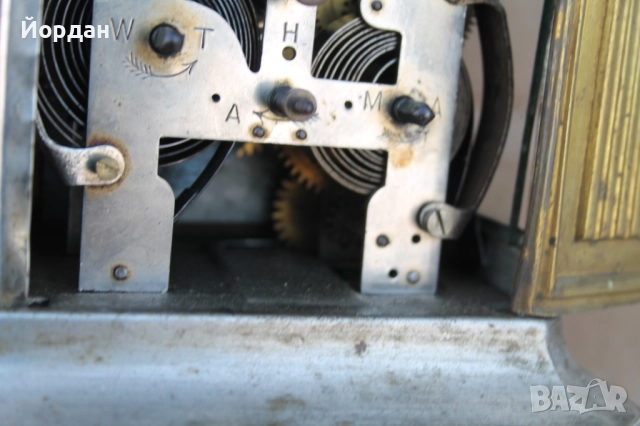 Настолен Немски часовник ''Junghans'' с латерна, снимка 11 - Антикварни и старинни предмети - 52335291