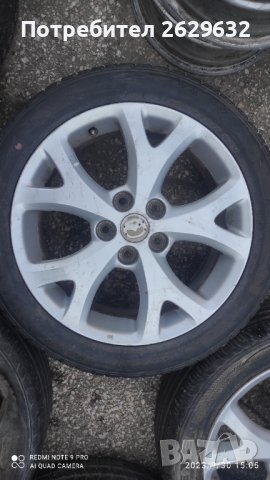 Джанти Мазда 5x114.3 r 17, снимка 2 - Гуми и джанти - 42380915