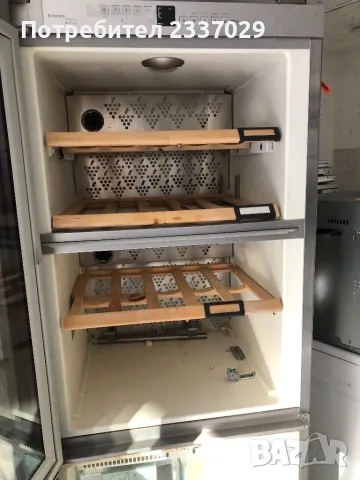 Ком.хладилник:Либхер-инокс,работещ,ледогенератор и винена витрина, снимка 3 - Хладилници - 49434210