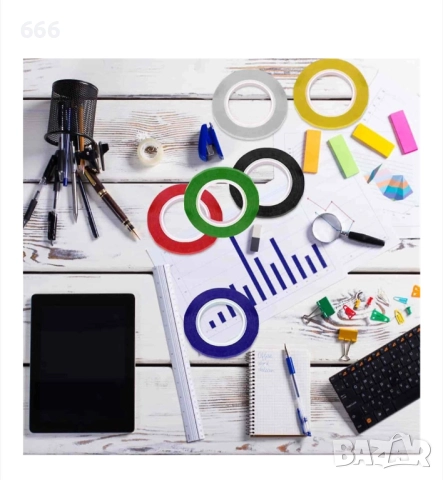 Маркираща лента - 6 броя, снимка 7 - Художествена литература - 52998744