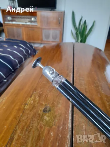 Стар статив,тринога за фотоапарат #4, снимка 2 - Други ценни предмети - 48261829