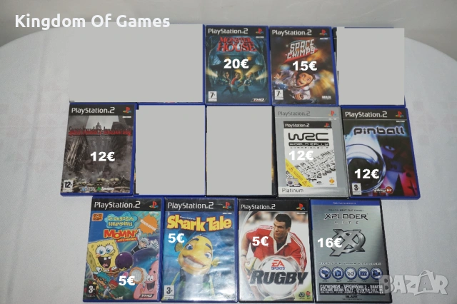 Игри за PS2 Monster House/Pinball/Space Invaders/WRC