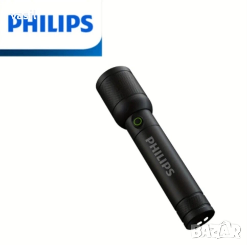 Далекобоен LED фенер PHILIPS SFL8168 – мощен, USB-C, с оптичен зум, снимка 7 - Къмпинг осветление - 52977963