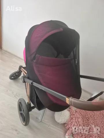 Cybex Priam Fancy Pink, снимка 4 - Детски колички - 55753029