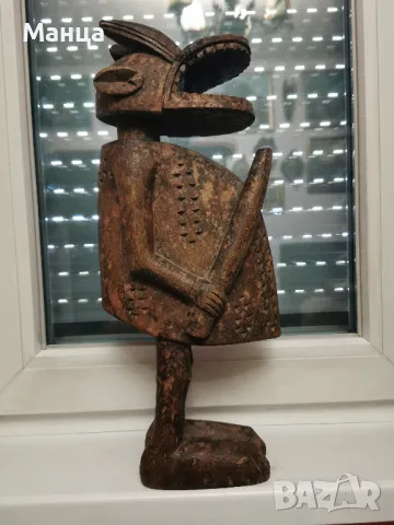 Африканска фигура Бауле от Кот ди Воар, снимка 5 - Антикварни и старинни предмети - 48335231