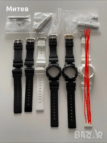 Casio G-shock,Baby G-каишки и безел(GA100,110,BA110,111), снимка 14 - Каишки за часовници - 34408161