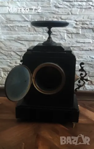 Френски каминен часовник, снимка 9 - Антикварни и старинни предмети - 48462179