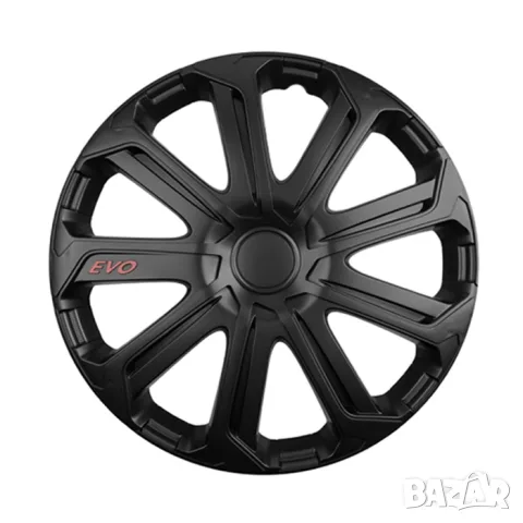 Тасове Versaco Evo черни за 14'' джанти, комплект от 4 броя