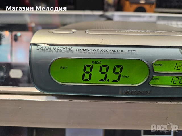 Радио с часовник и будилник SONY ICF-C273L, снимка 4 - Радиокасетофони, транзистори - 50783810