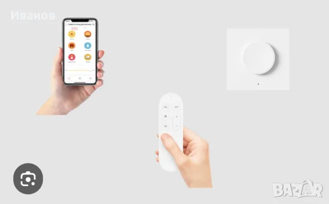 Смарт плафониера Xiami Yeelight , Правоъгълна, Wi-Fi, Гласов контрол, 95W,Дистанционно , снимка 12 - Лампи за таван - 49341193