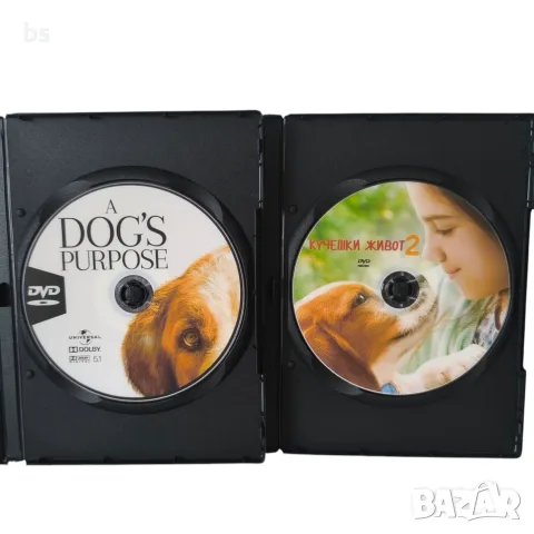 Кучешки живот 1 и 2 DVD -R с бг аудио, снимка 4 - DVD филми - 55848524