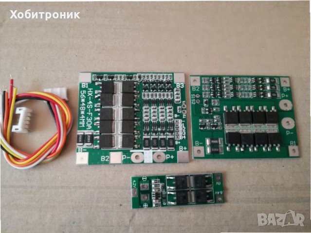 BMS платка за зареждане и защита на Li-Ion батерии 2S, 3S, 4S, 5S