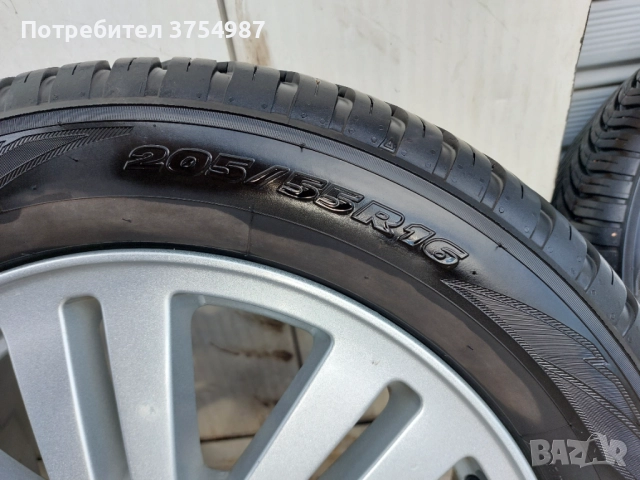 205 55 16 гуми с алуминиеви джанти за Форд , снимка 4 - Гуми и джанти - 52919620