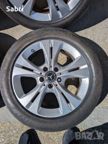 Джанти с гуми 225 /50/ 17  за Mercedes , снимка 2 - Гуми и джанти - 54107036