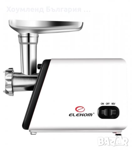 ГАРАНЦИЯ! Електрическа мощна 1200W месомелачка 1,2кг в минуша, снимка 7 - Месомелачки - 30339873