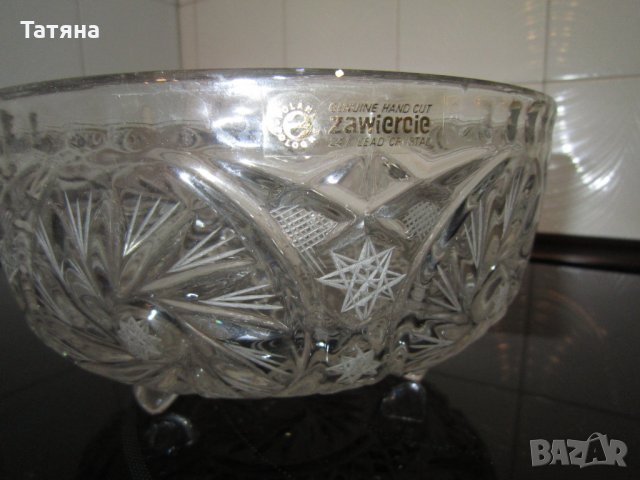   КРИСТАЛНИ ЧАШИ ; КУПИ;  КОШНИЦА; БОХЕМИЯ -ЧЕХИЯ;, снимка 9 - Чаши - 34317980