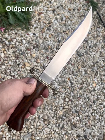 Ловен нож Old Lion Bowie. , снимка 5 - Ножове - 56547101