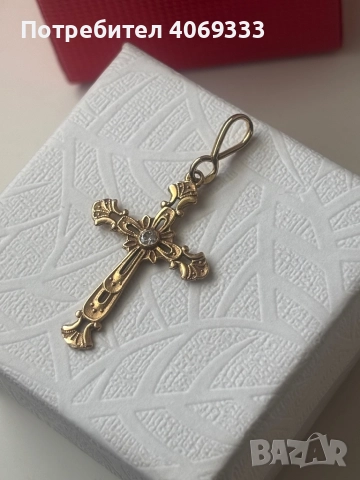 Красив златен кръст 1.52гр 14к