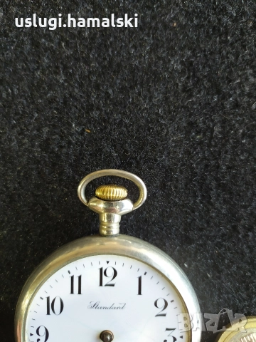 Стар джобен часовник/работещ, снимка 3 - Антикварни и старинни предмети - 52813508