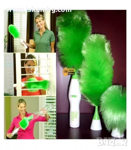 ЧЕТКА ЗА ПРАХ GO DUSTER С 3 СМЕНЯЕМИ ПРИСТАВКИ - код 0349, снимка 5 - Мопове, кофи, четки и метли - 34086117