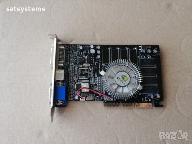 Видео карта NVidia GeForce 4 Axle3D MX440 64MB DDR 128bit AGP, снимка 1 - Видеокарти - 35022895