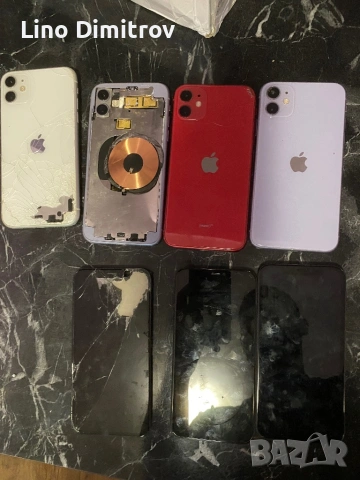 4 бр айфони 11 за части нейзвестно състояние