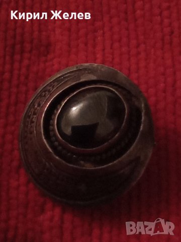 СТАРА СРЕБЪРНА ОРНАМЕНТИРАНА МАРКОВА КЛИПС АРТ ОБЕЦА СРЕБРО 925 с ЮВЕЛИРНО ПОЛИРАН ЧЕРЕН ОНИКС 27303, снимка 15 - Обеци - 36817833