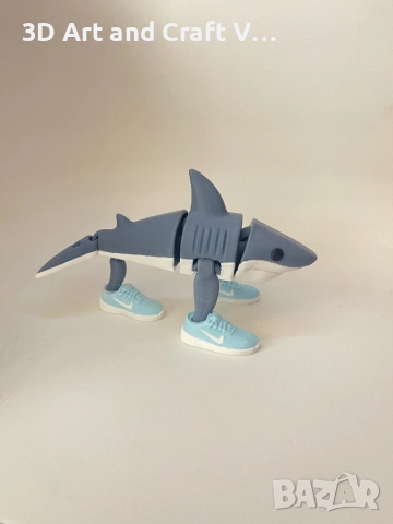 Фигура Brainrot Tralalero Tralala, снимка 2 - Фигурки - 51534917