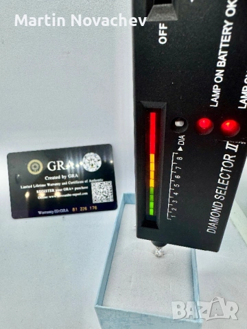 Сребърни обеци с мойсанит (Диамант) 0.5 карата, снимка 12 - Обеци - 53889248