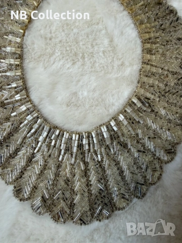 Стар мънистен накит , снимка 5 - Антикварни и старинни предмети - 52666561