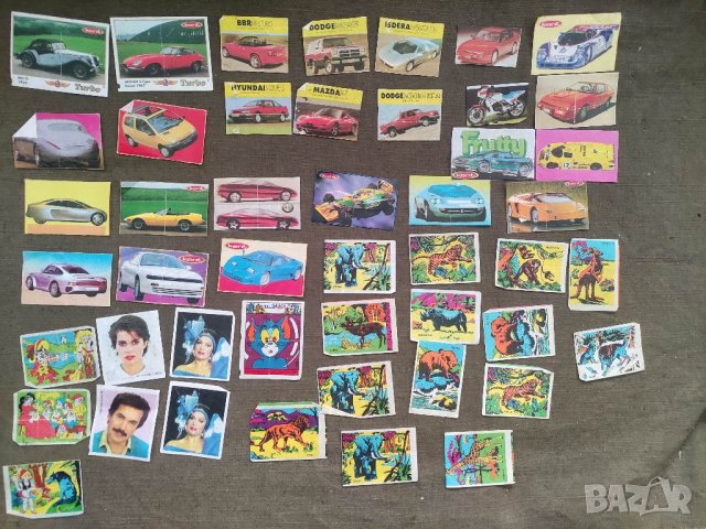 Продавам картинки от дъвки : Идеал, ,Turbo...