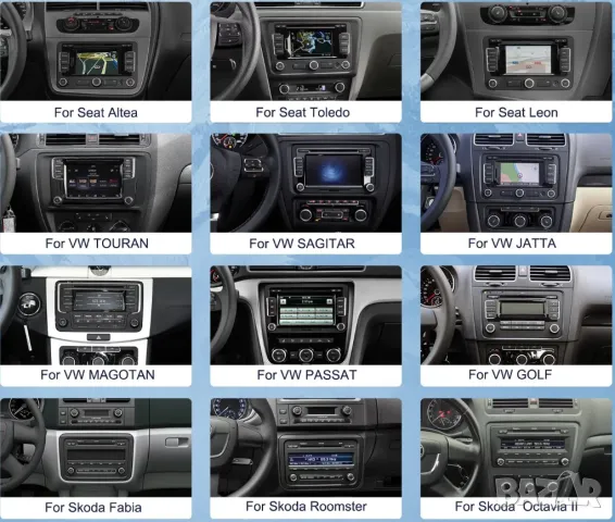 Мултимедия за, двоен дин, навигация, Seat Altea, Toledo, Leon, Sagitar, Skoda Fabia, Octavia, Superb, снимка 3 - Аксесоари и консумативи - 47481284