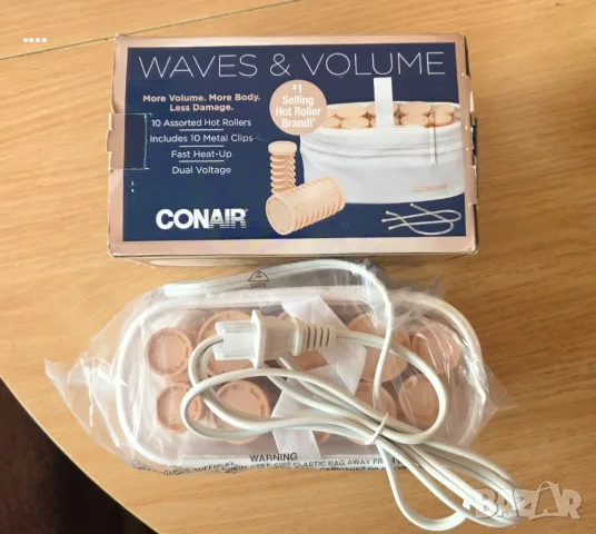 Ролери за коса Conair Waves & Volume, снимка 3 - Аксесоари за коса - 56288552