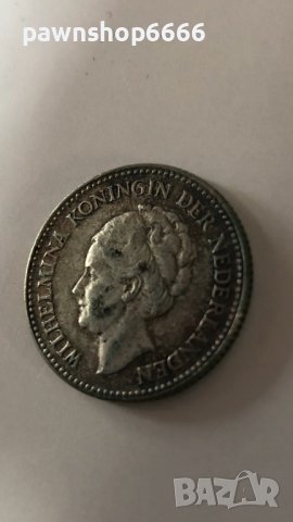 Сребърна монета Нидерландия ½ гулден, 1929, снимка 2 - Нумизматика и бонистика - 38930245