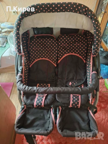Детска количка за близнаци , снимка 5 - Стоки за близнаци - 54188479