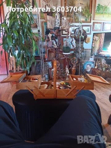 винтидж дървена кутия, снимка 6 - Антикварни и старинни предмети - 54309509