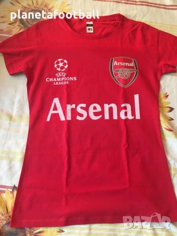  Дамска Фен тениска на Арсенал с Ваше Име и Номер!Arsenal London за всички дами фенове на Артилерист