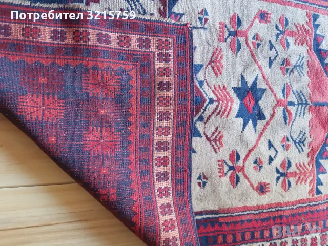 19С рядък антикварен молитвен вълнен килим Тюркменистан, снимка 7 - Антикварни и старинни предмети - 47812442