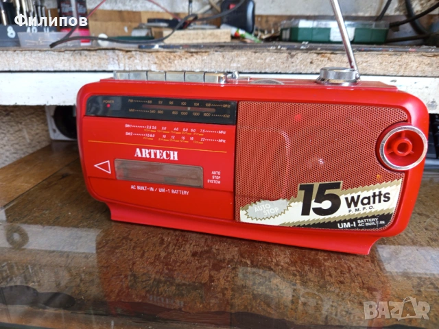 artech rc 115-dl фм радио-касетофонче
