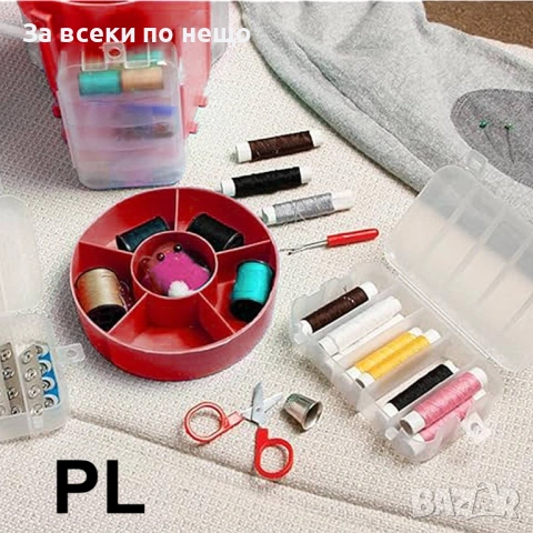 Компактна шевна машина с педал и адаптер + сет за шиене 200 части Код P1841, снимка 3 - Шевни машини - 53014953