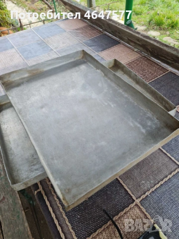 Алуминиеви тави 60х40 см, снимка 2 - Обзавеждане на кухня - 54079787