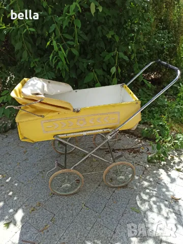 РЕТРО -СОЦ.КОЛИЧКА ЗА КУКЛИ, снимка 5 - Антикварни и старинни предмети - 50432049