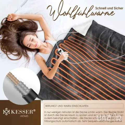 Отоплително одеяло, снимка 6 - Олекотени завивки и одеяла - 48216894