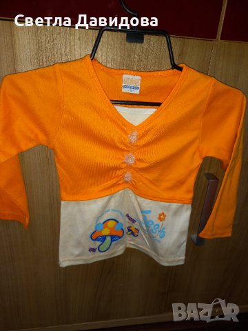 Детски блузи с дълъг ръкав за момиче, размер 104/110 см, снимка 4 - Детски Блузи и туники - 38246955