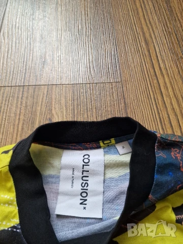 Страхотна мъжка тениска COLLUSION  размер XL , снимка 5 - Тениски - 50453437