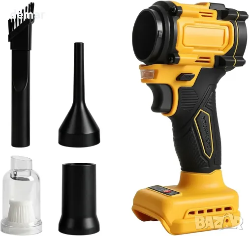 Безчеткова въздуходувка и прахосмукачка 2 в 1 за Dewalt 18/20 V, без батерия