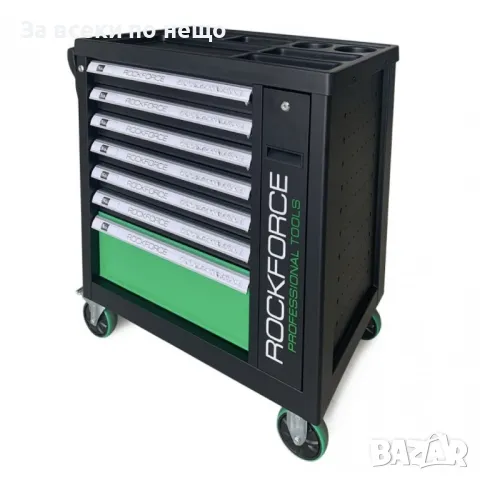 Шкаф с инструменти със 7 чекмеджета – 5 пълни RockForce, снимка 4 - Куфари с инструменти - 50322692